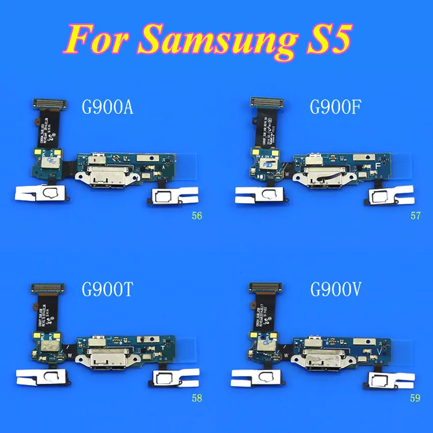 1Piece New USB Charger Charging Port Dock Connector Flex Cable For Samsung Galaxy S5 i9600 G900F G900A G900T G900V Replacement | Мобильные