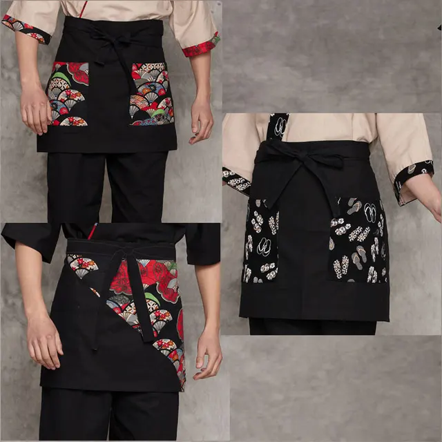 high quality Japan Style Chef aprons hotel Kimono work apron Restaurant