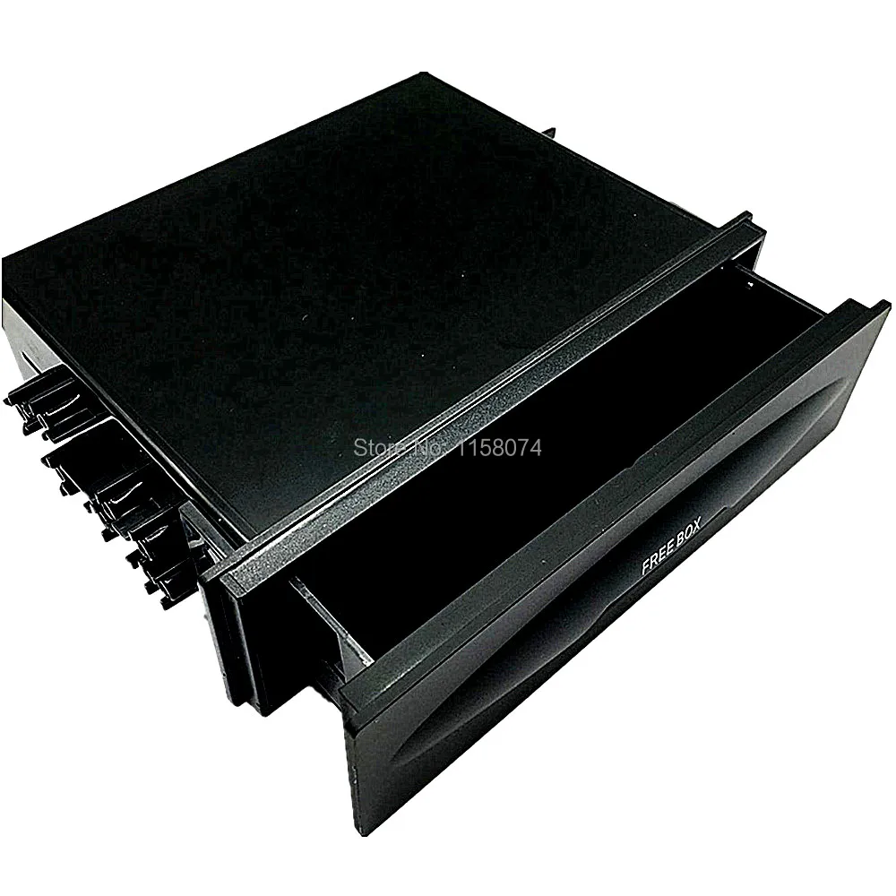 Car Single Din Layer Dash Radio Stereo Installation Pocket Dash Kit Storage Box