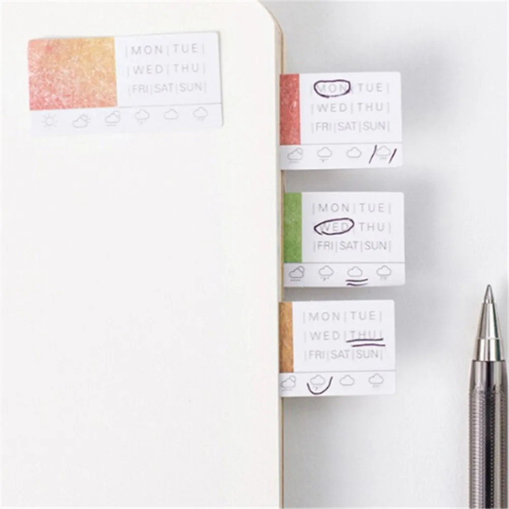 

45pcs/pack Decorative Adhesive Write The Date Week Stickers DIY Scrapbooking Stickers Stationery