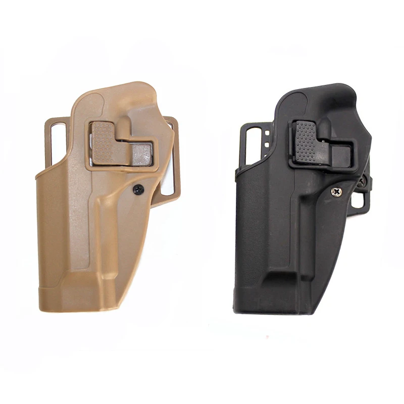 

Black / Tan Tactical Military Accessories Left Hand Pistol Gun Holster With Waist Paddle Belt Holster For Beretta M9 92 96 92fs