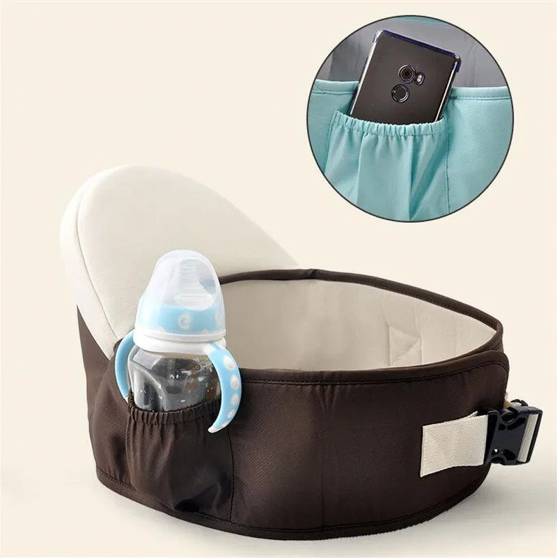 Newborn Baby Carrier Waist Belt Stool Kangaroo Infant Hip Seat Baby Sling Equipped With Pocket Backpacks For Kids Walkers Stool