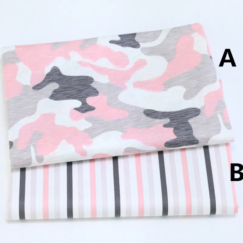 

160cm*50cm camouflage cartoon cotton fabric baby cloth kids bedding home textile quilting patchwork pillow curtain tissue cloth