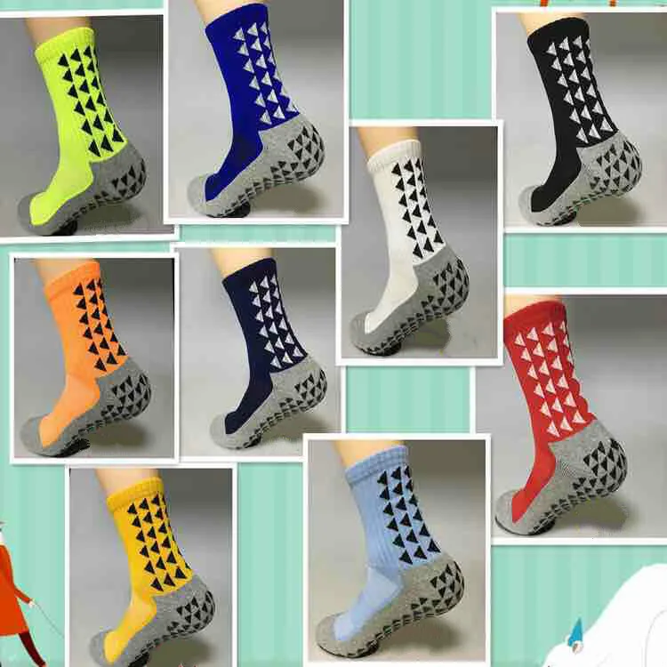 

Unisex Triangular Anti Slip Football Socks Men Cotton Soccer Socks New Sports 2017 (The Same Type As The Trusox