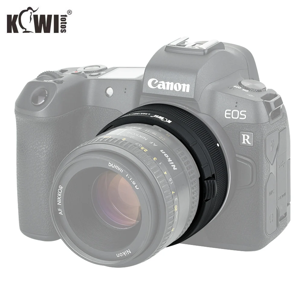 Адаптер для крепления объектива KIWIFOTOS Nikon F крепление объективов Canon RF корпуса