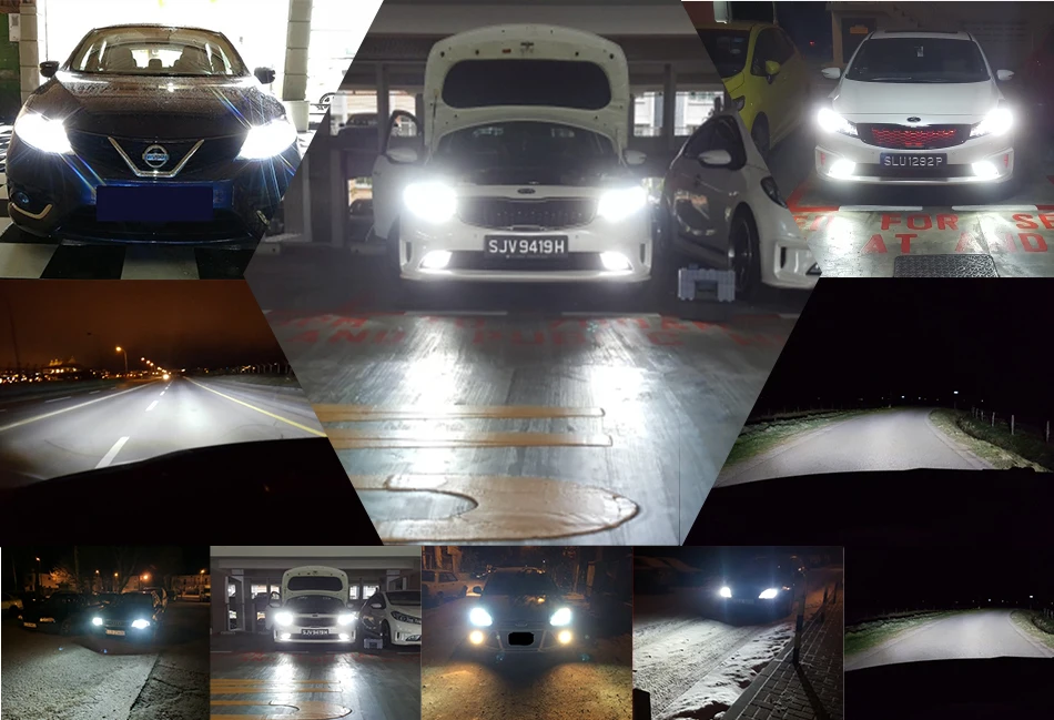 HLXG новое обновление с can-bus H7 светодиодный лампы для автомобильных фар комплект 12000lm моноблочные светодиодные чипы супер яркие светодиодные фары для автомобиля без ошибки