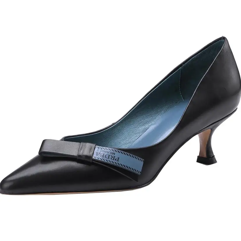 

Spring and Autumn New Fine Heel 5CM 100 Heel Head Shallow Shoe