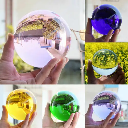 

CA Natural Amethyst Quartz Stone Sphere Crystal Fluorite Ball Healing Gemstone