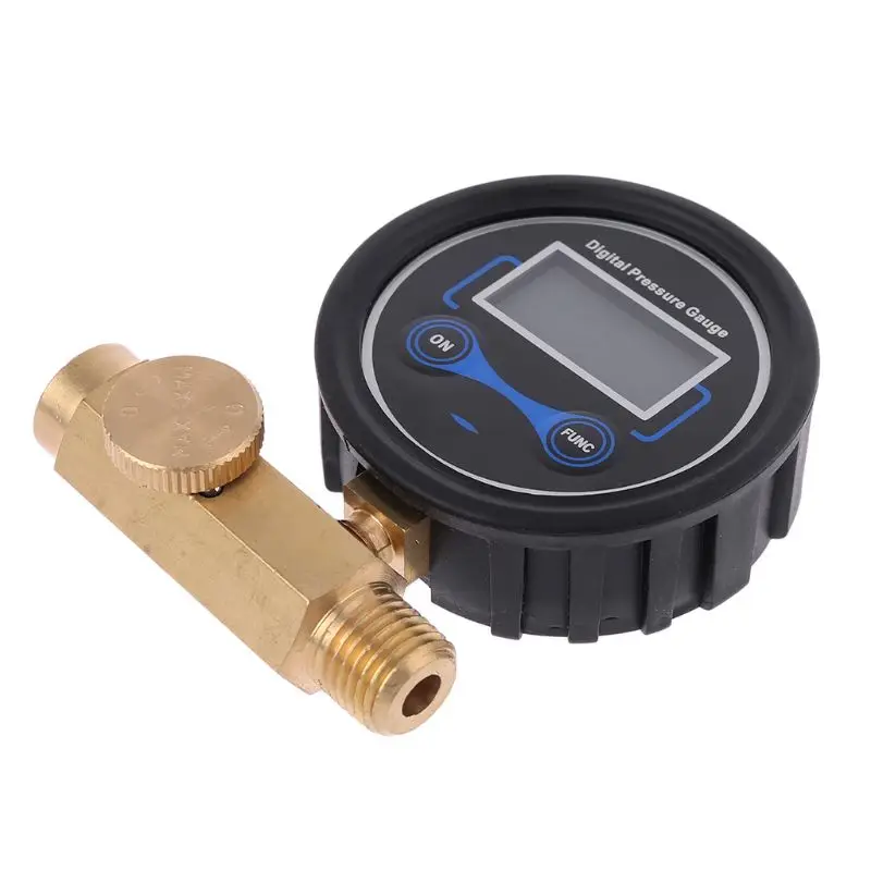 1/4" Digital Air Compressor 200PSI Pressure Regulator Gauge Control Valve Tool