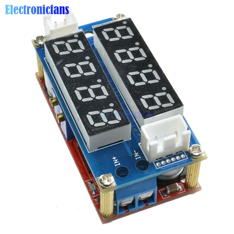 2 в 1 XL4015 5A Регулируемая мощность CC/CV понижающий модуль заряда светодиодный Вольтметр Амперметр постоянный ток постоянное напряжение