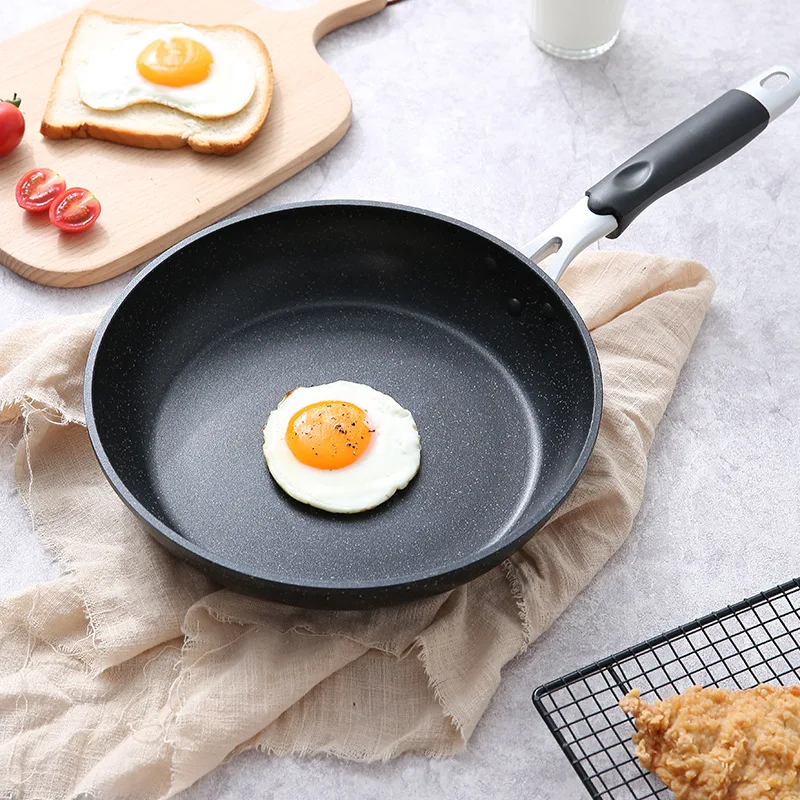 

20CM Anti-scalding Handle Frying Pan Non-stick Maifan Stone Pan Health Smokeless Pot Induction Cooker Open Flame Universal 255