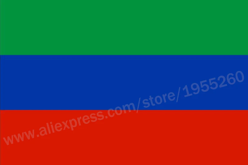 Флаг Республики Дагестан 3x5 футов 90x150 см флаги субъектов Российской Федерации баннеры