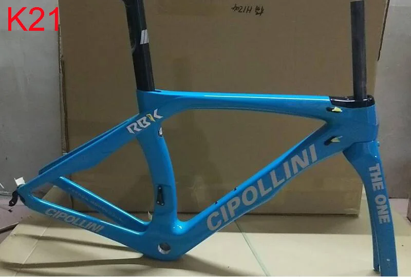 Excellent 2018 newest carbon road bike frame black grey Cipollini RB1K THE ONE Carbon Road Frame free shipping di2 bike carbon road frame 22