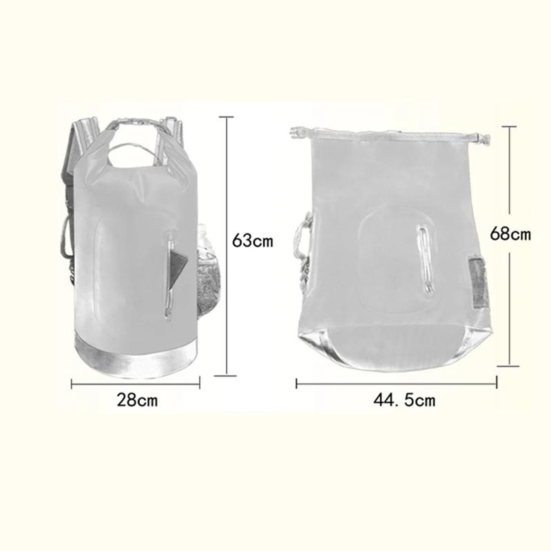 30л большой емкости водонепроницаемый рюкзак сухой мешок сумка для хранения рафтинг спортивный рюкзак Каякинг Каноэ Плавательный мешок дорожные наборы