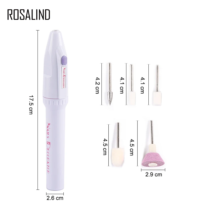 Гель лак ROSALIND 5 в 1 Электрический для маникюра и педикюра|Электрические