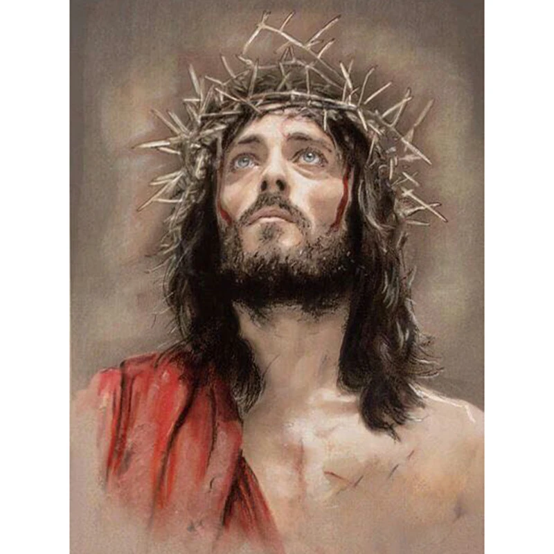 5D DIY full Square/Round Drill diamond painting Cross stitch Jesus Christ Birth wall Rhinestone embroidery Mosaic decor | Дом и сад