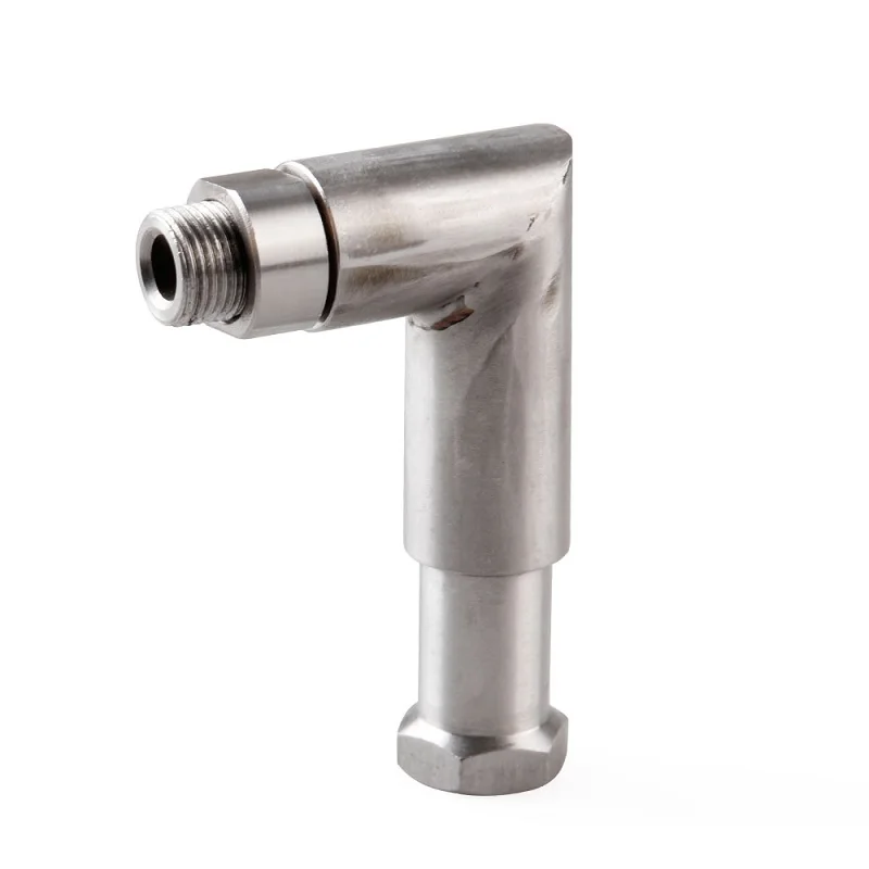 O2 oxygen sensor extender spacer 90 degree angled 02 bung extension M18 X 1.5