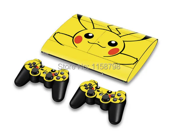 pokemon pikachu game decal skin sticker for playstation 3 ps3 4000