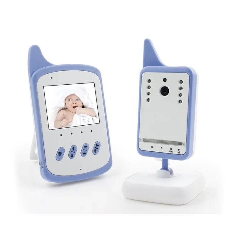 

Hot baby monitors baby monitor IR Night vision Lullabies Intercom Temperature monitor 2.4 inch LCD video nanny radio babysitter