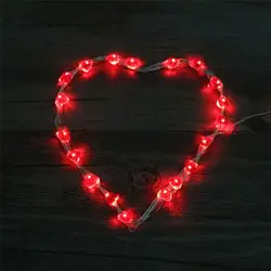 2 м Love Heart shape 20 светодиодный светильник для девочек, домашний декор, открытый DIY полоска для бара, светлый Сказочный декоративный ночник для