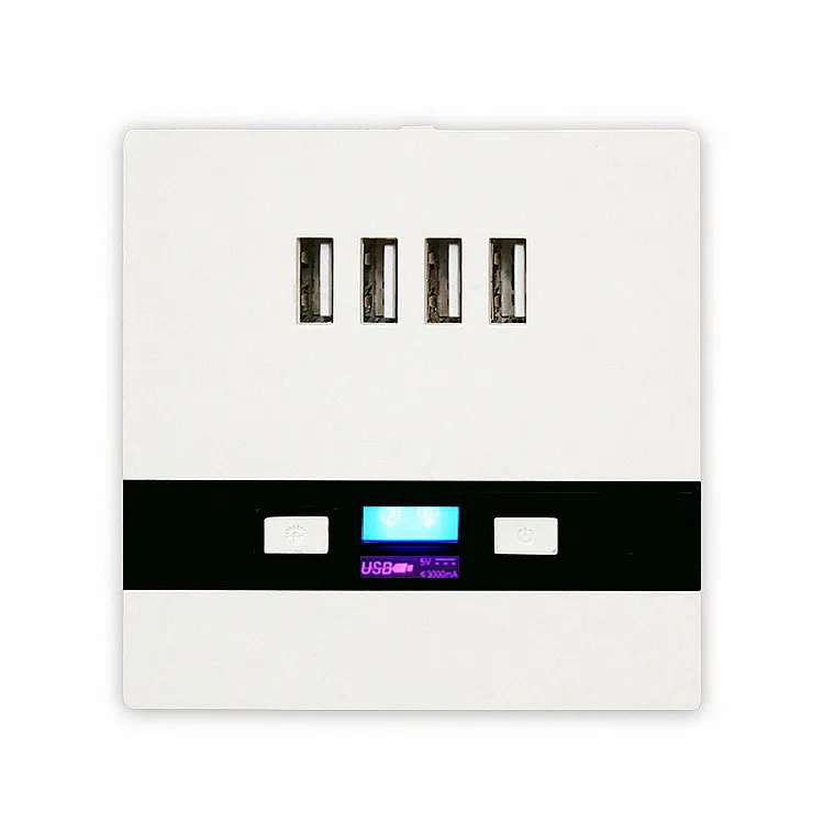 2016 новейший дизайн Универсальный 4 USB порта настенная панель розеток блок питания
