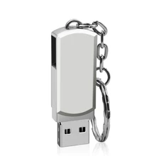 Флеш-накопитель usb 3,0 Металлический флеш-накопитель 128 Гб 64 ГБ 32 ГБ 16 ГБ 8 ГБ высокоскоростное устройство memoria флеш-накопитель usb с ремешком