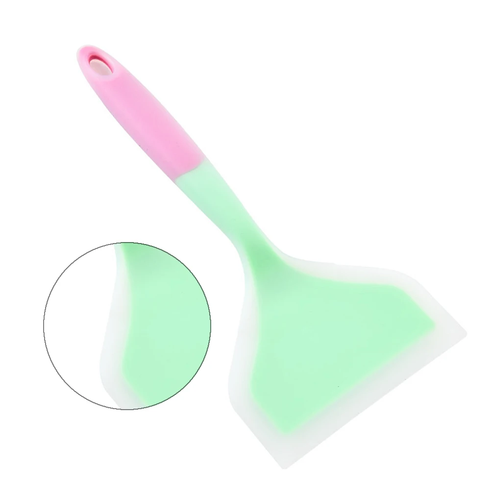  1PC Silicone Spatula Beef Meat Egg Kitchen Scraper Wide Pizza Shovel Non-stick Turners Food Lifters