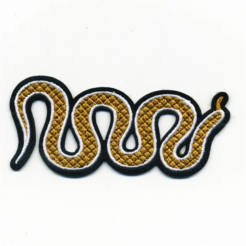 The Girl Woman Spiritual Snake Patches Iron On Embroidered Patch For