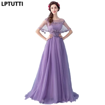

LPTUTTI Appliques Lace New For Women Elegant Date Ceremony Party Prom Gown Formal Gala Events Luxury Long Evening Dresses