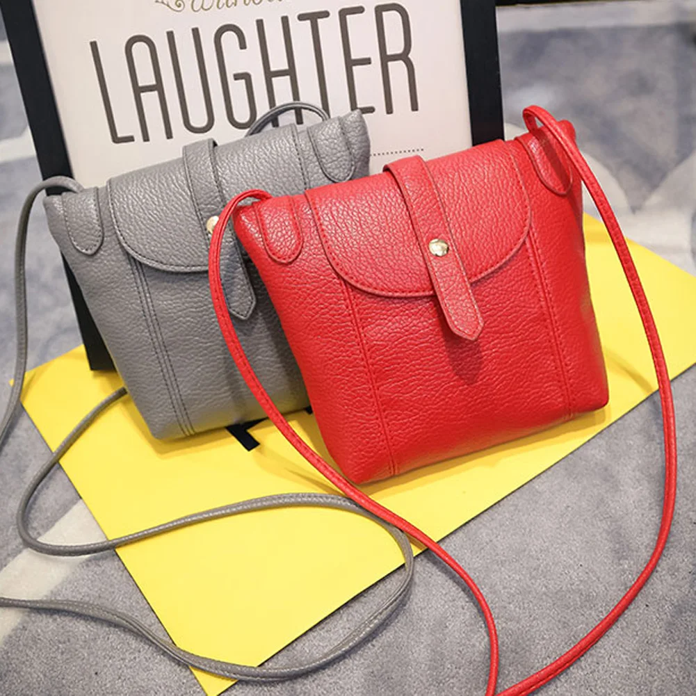  2016 Women Leather Handbags Famous Brand Women Small Messenger Bags Female Crossbody Shoulder Bags Clutch Purse Bag 