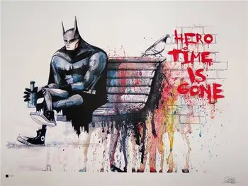

Hero Time Is Gone Canvas Art Print Home Huge Canvas Painting Wall Pictures For Living Room Wall Art Home Decoration