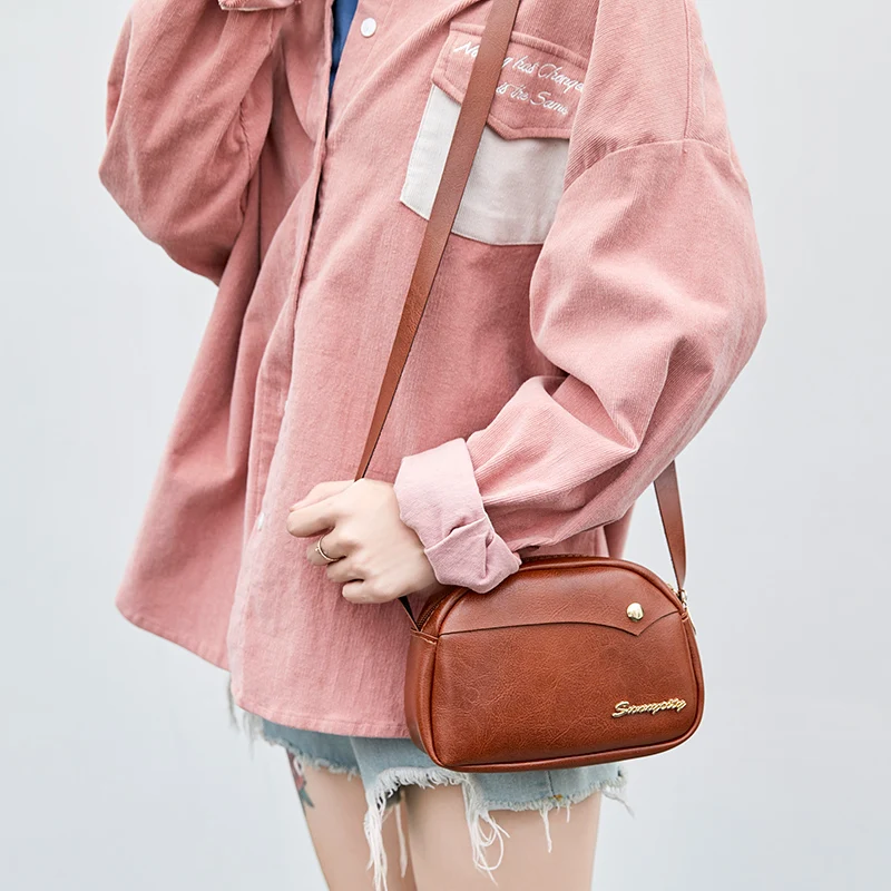 Женская сумочка женская маленькая сумка через плечо из искусственной кожи в