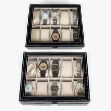 TONVIC 1 шт. с фабрики 10 сетка подставка из кожзаменителя под украшения часы упаковочная коробка для хранения коллекция Мода чехол