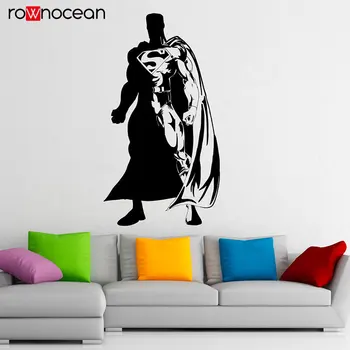 

Superman Wall Decal Vinyl Stickers Comics Superhero Interior Home Design Wall Art Murals Boys Teens Bedroom Decor Wallpaper 3424