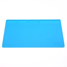 1pc Silicone Soldering Pad Heat resistant Hot Gun BGA Solder Mat Repair Maintenance Platform Repair Tool