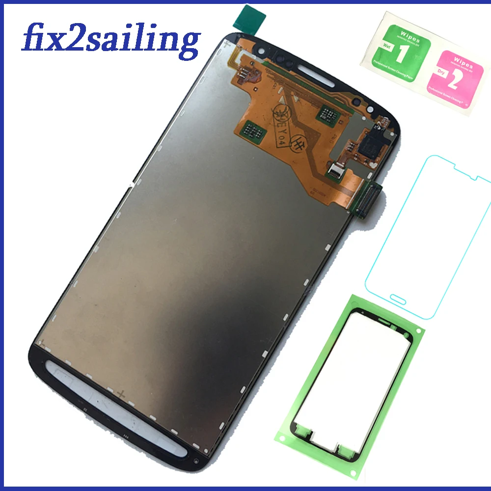 

LCD Super LCD Display 100% Tested Working Touch Screen Assembly For Samsung Galaxy S4 Active i9295 i537 White/Grey