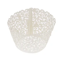 Уникальный дизайн 12 выдолбленных кексов и чашек подходит для свадебного банкета и дня рождения