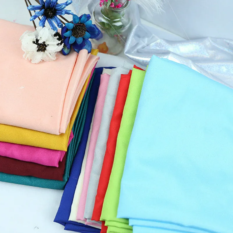 

Lycra Spandex Stretch Opaque Chiffon Fabric Dress Lining Cloth Diy Clothes Fabric