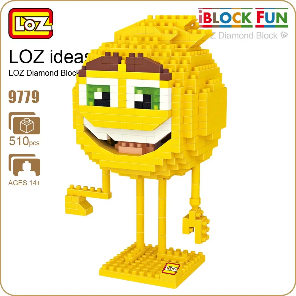 LOZ Diamond Blocks Cute Smiley Model Toys Kids Assembly Bricks Pixels