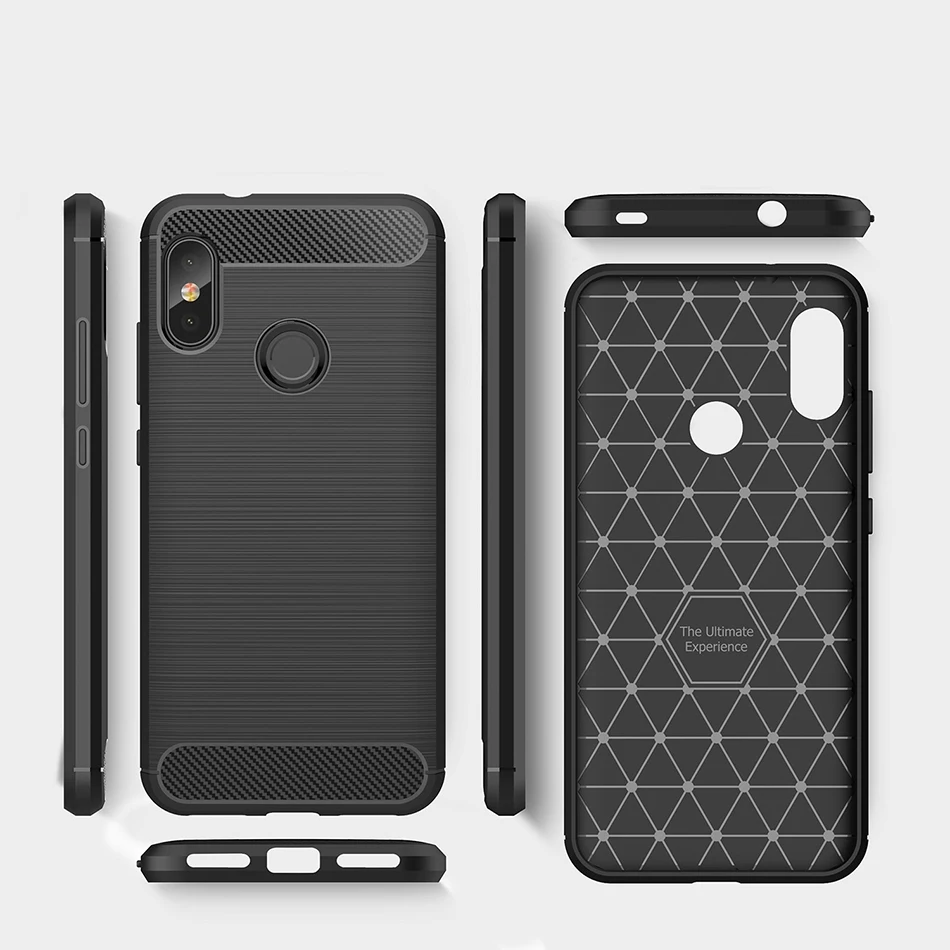 TOMKAS Carbon Fiber Phone Case For Xiaomi Redmi 6 Pro TPU Soft Case For Xiaomi Redmi 6 6A Silicone Cover Coque Fundas Carcasa    (9)