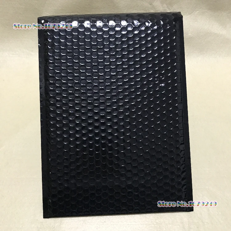 40*50+ 4 cmGlossy black Bubble Mailers объемные конверты упаковка сумки черная пузырчатая, для отправки Сумка-конверт 50 шт./партия