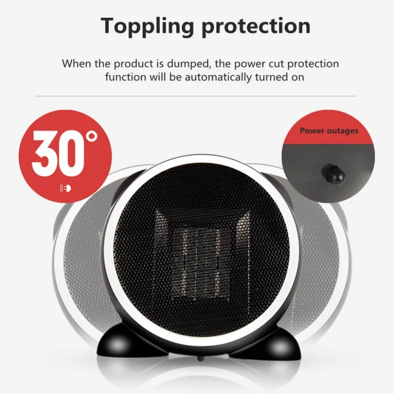 

500W Winter Household Warmers Mini Electric Desktop Heaters Mini Gifts for Lady Kids Cold Winter Home Office Heater EU US Plug