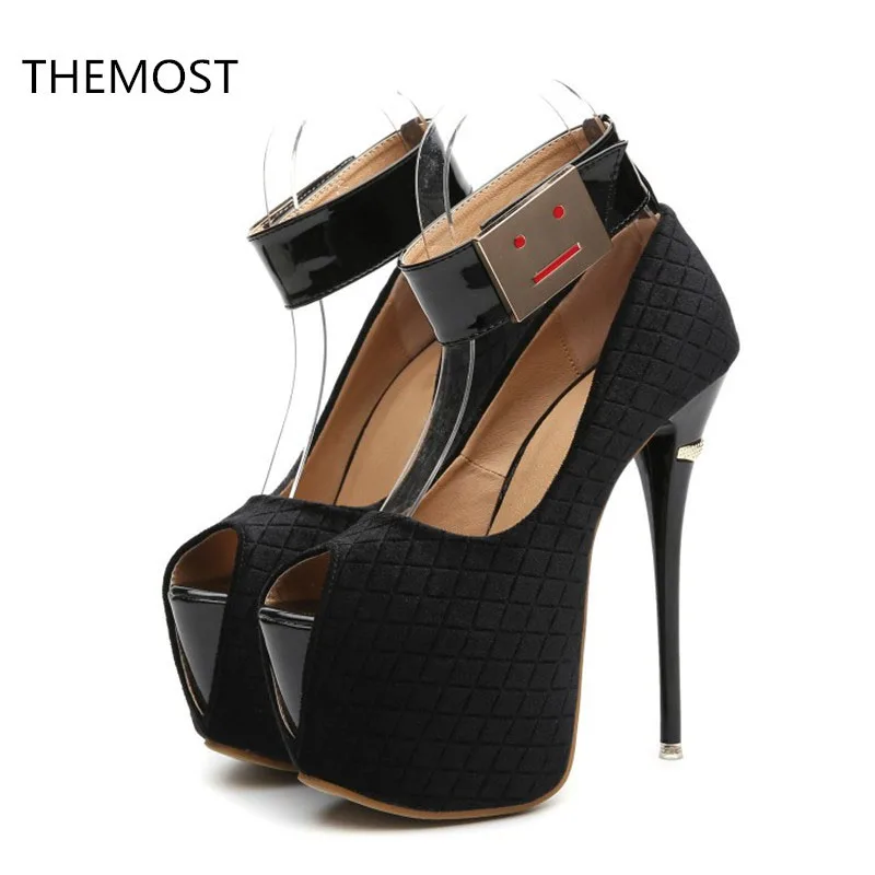 

THEMOST 2 colors to choose from High documentary shoes The European and American style Lady's shoes with waterproof platform