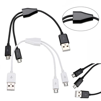 

USB 2.0 Male to 3 Micro USB 2.0 Male Y Splitter Charging Data Cable Cord For Huawei P30 P20 P10 pro lite Charger Cord For Xiaomi