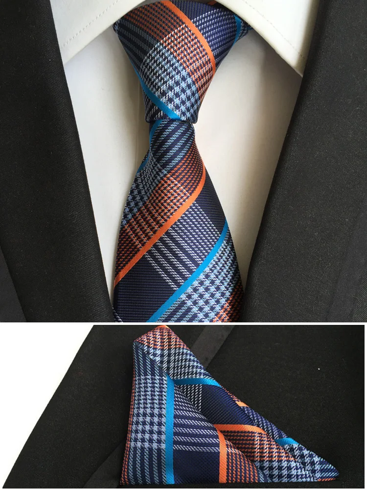 top pánské módní kravaty kapesní čtverec sada kravaty muži kravaty podnikání polyester hedvábná kravata kapesník růžové plátky krk T001