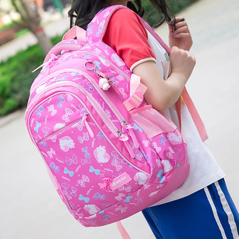 3 шт./компл. школьный рюкзак для девочек Детские Рюкзаки Школьный рюкзак с принтом Mochila Infantil