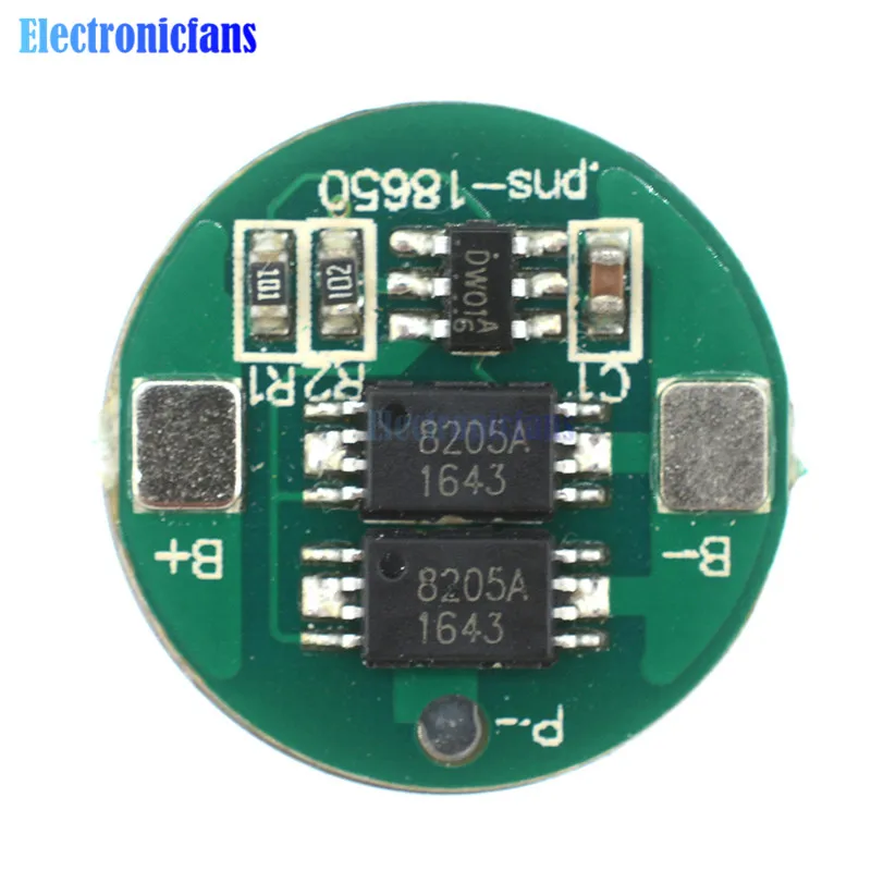 

5PCS Dual MOS Battery Protection Board for 18650 Lithium Battery Low Current Consumption High-Accuracy