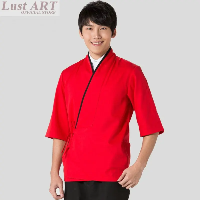 Food Service restaurant uniform shirt short sleeve chef clothing