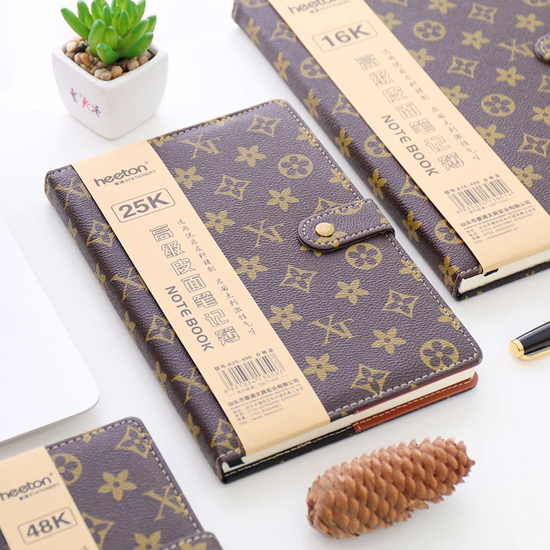 

HEETON Luxury Classic Notebook A6 A5 B5 Hardcover Notebook Business Notepad 1PCS