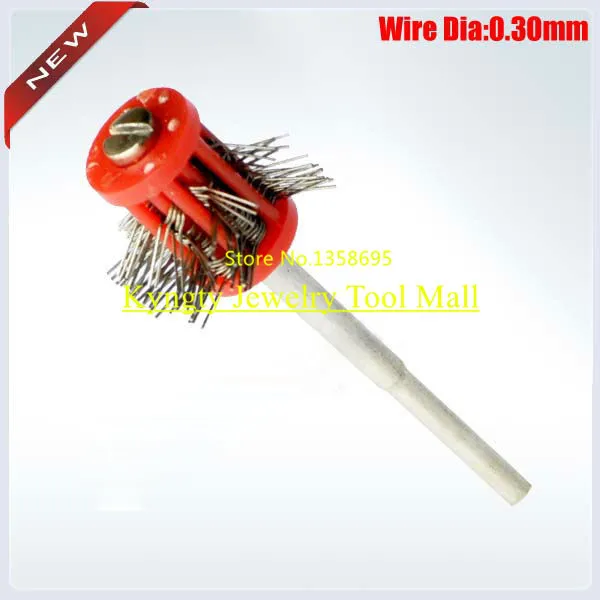 

Shank 1 / 2 Wire Dia 0.50 mm Mounted Matt Wire Brush with Free Shipping Jewelry Making Tools Working Similar to Sand blaster